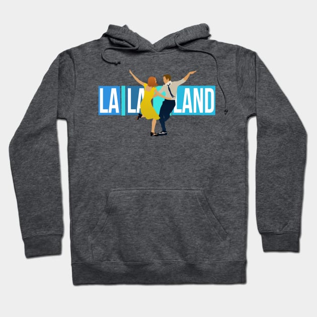 la la land v2 Hoodie by claudiolemos